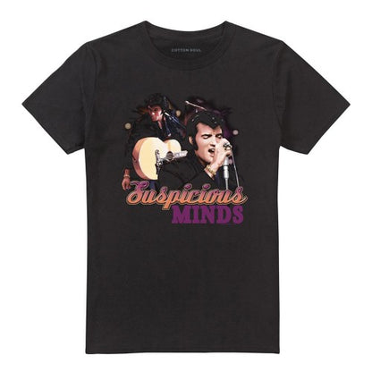 Front - Elvis Presley Unisex Adult Suspicious Minds T-Shirt