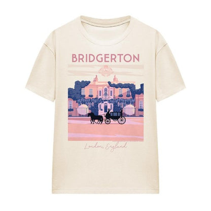 Front - Bridgerton Womens/Ladies Modern Minimal T-Shirt