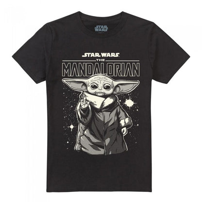 Front - Star Wars The Mandalorian Unisex Adult Grogu In The Stars Long-Sleeved T-Shirt
