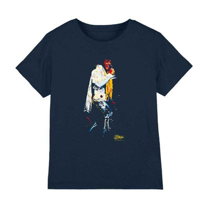 Front - Elvis Presley Childrens/Kids Yellow Scarf T-Shirt