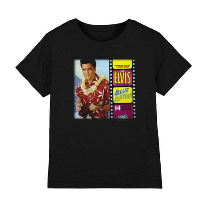 Front - Elvis Presley Childrens/Kids Blue Hawaii Album T-Shirt