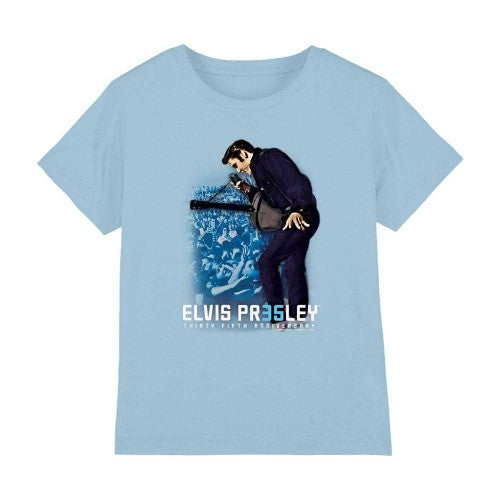 Front - Elvis Presley Childrens/Kids 35th Anniversary T-Shirt