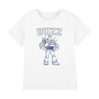 Front - Toy Story Childrens/Kids Buzz Lightyear Collegiate T-Shirt