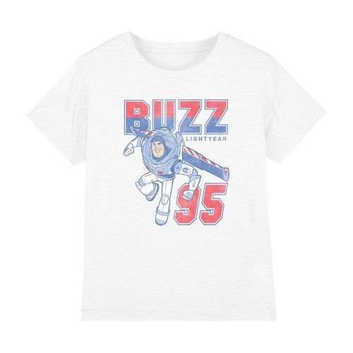 Front - Toy Story Childrens/Kids 95 Buzz Lightyear T-Shirt