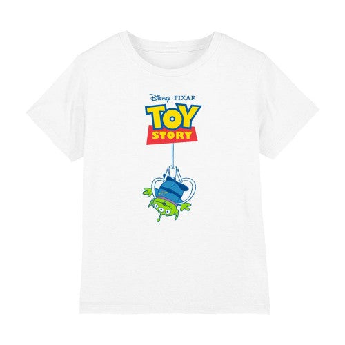 Front - Toy Story Childrens/Kids The Claw Aliens Logo T-Shirt