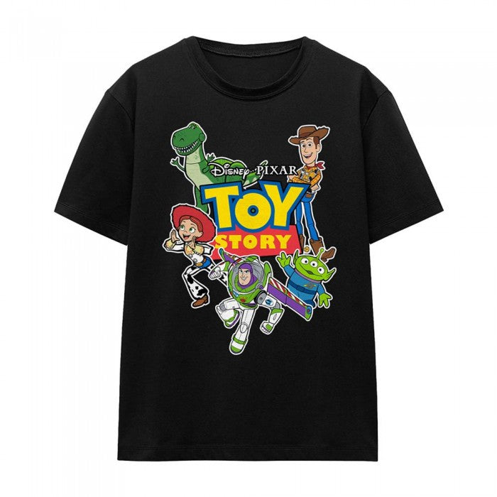 Front - Toy Story Womens/Ladies Characters Cut Out T-Shirt