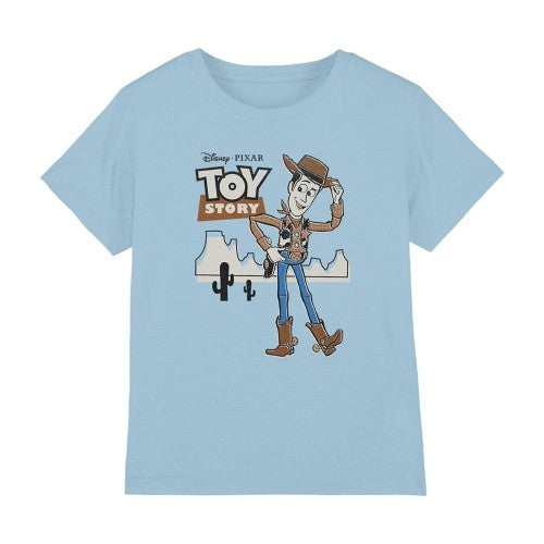 Front - Toy Story Childrens/Kids Woody Canyon T-Shirt