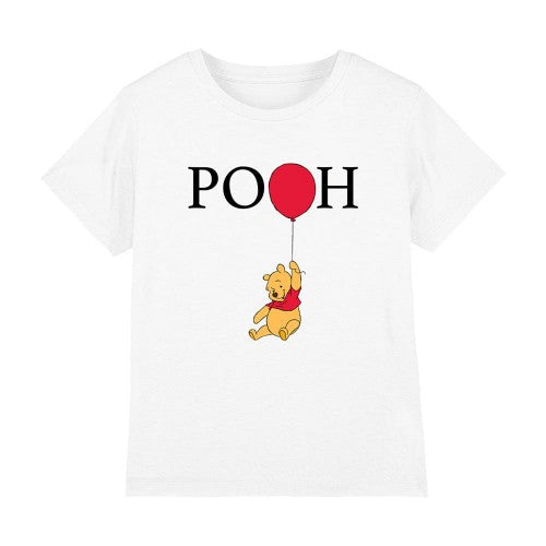 Front - Winnie the Pooh Childrens/Kids Flying Balloon T-Shirt