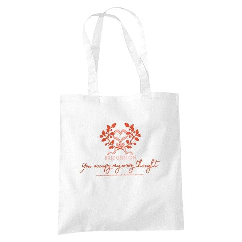 Front - Bridgerton Occupy My Thoughts Reusable Tote Bag
