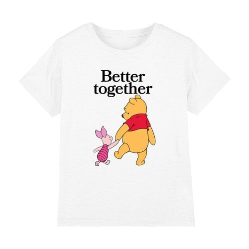Front - Winnie the Pooh Childrens/Kids Better Together Winnie The Pooh & Piglet T-Shirt