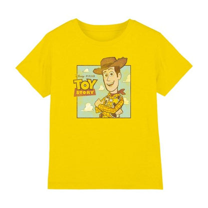 Front - Toy Story Childrens/Kids Woody Clouds T-Shirt