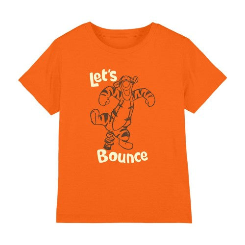 Front - Winnie the Pooh Childrens/Kids Let´s Bounce Tigger T-Shirt