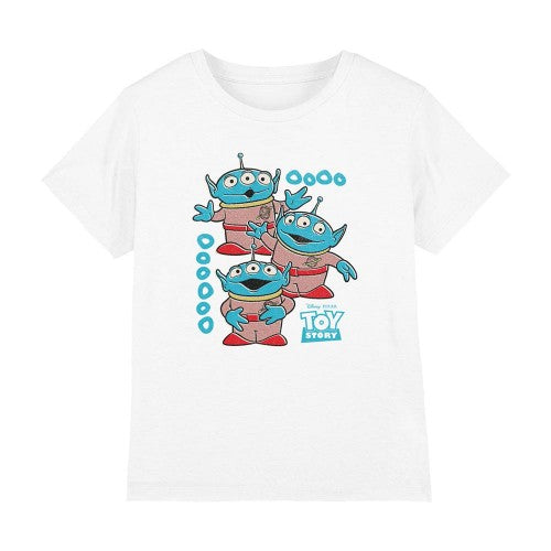 Front - Toy Story Childrens/Kids Aliens Stack T-Shirt