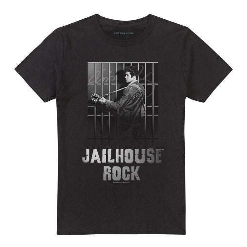 Front - Elvis Presley Unisex Adult Jailhouse Rock T-Shirt