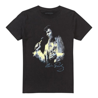 Front - Elvis Presley Unisex Adult King Painted T-Shirt