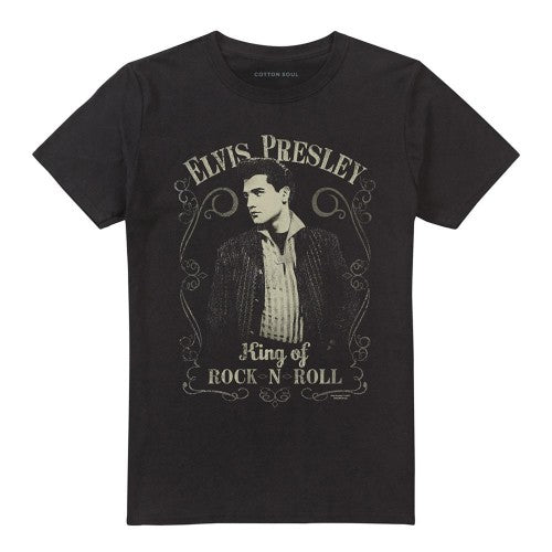 Front - Elvis Presley Unisex Adult Rock Legend T-Shirt