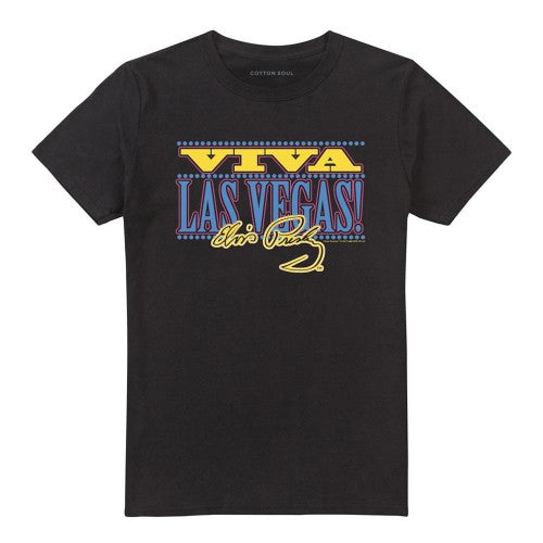 Front - Elvis Presley Unisex Adult Viva Las Vegas Long-Sleeved T-Shirt