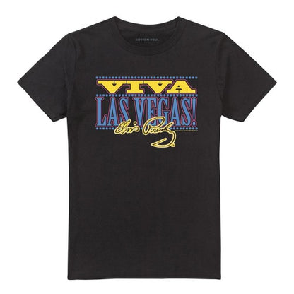 Front - Elvis Presley Unisex Adult Viva Las Vegas Long-Sleeved T-Shirt
