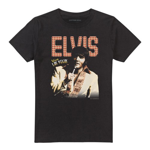 Front - Elvis Presley Unisex Adult Viva Star T-Shirt