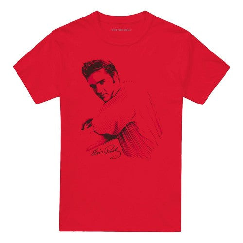 Front - Elvis Presley Unisex Adult On The Range T-Shirt