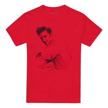 Front - Elvis Presley Unisex Adult On The Range T-Shirt