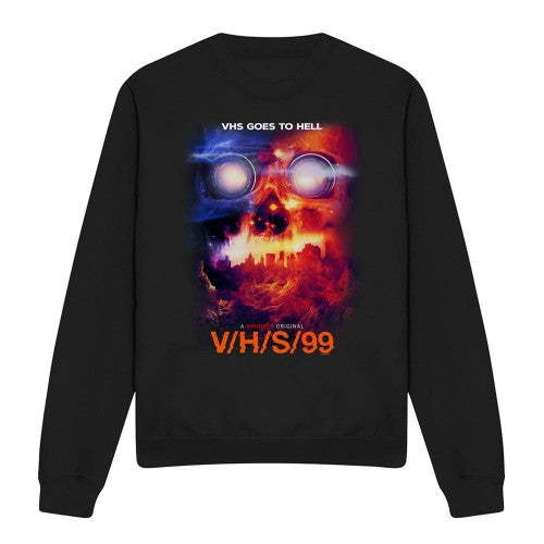 Front - V/H/S/99 Unisex Adult Goes To Hell Sweatshirt
