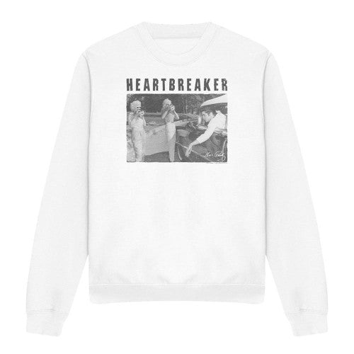 Front - Elvis Presley Unisex Adult Heartbreaker Sweatshirt