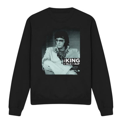 Front - Elvis Presley Unisex Adult Good To Be Sweatshirt