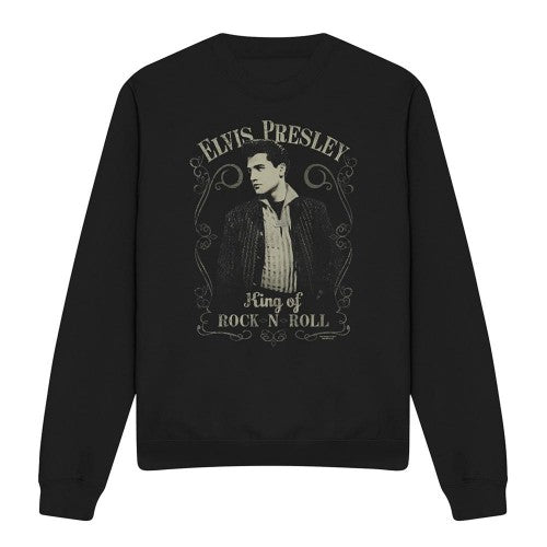 Front - Elvis Presley Unisex Adult Rock Legend Sweatshirt