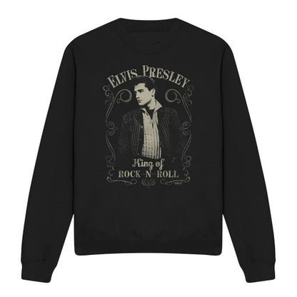 Front - Elvis Presley Unisex Adult Rock Legend Sweatshirt