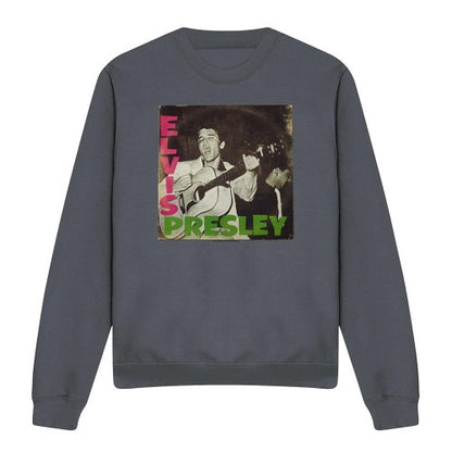 Front - Elvis Presley Unisex Adult First Lp Sweatshirt