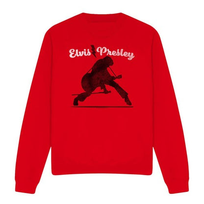Front - Elvis Presley Unisex Adult Overprint Sweatshirt