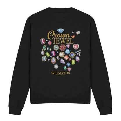 Front - Bridgerton Unisex Adult Crown Jewel Sweatshirt