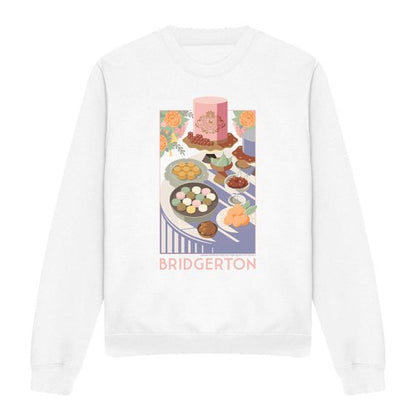 Front - Bridgerton Unisex Adult Treats Sweatshirt