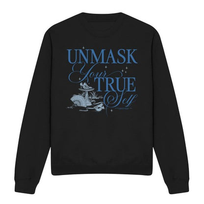 Front - Bridgerton Unisex Adult Unmask Your True Self Sweatshirt