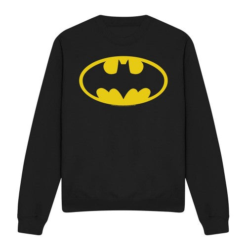 Front - Batman Unisex Adult Logo Sweatshirt
