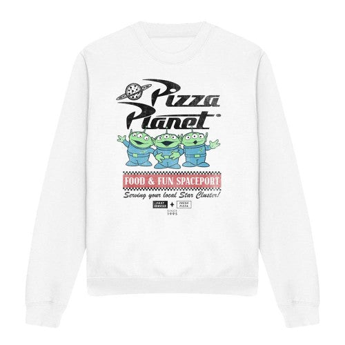 Front - Toy Story Unisex Adult Food Spaceport Aliens Sweatshirt