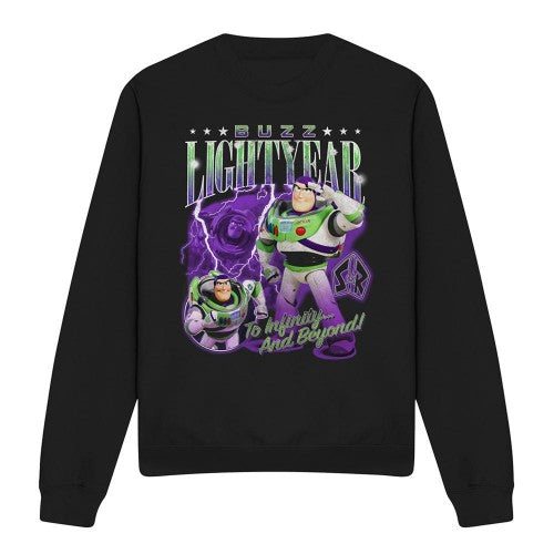 Front - Toy Story Unisex Adult Buzz Lightyear Homage Sweatshirt