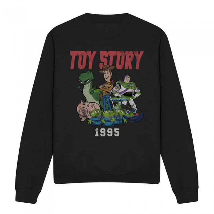 Front - Toy Story Unisex Adult 1995 Retro Sweatshirt