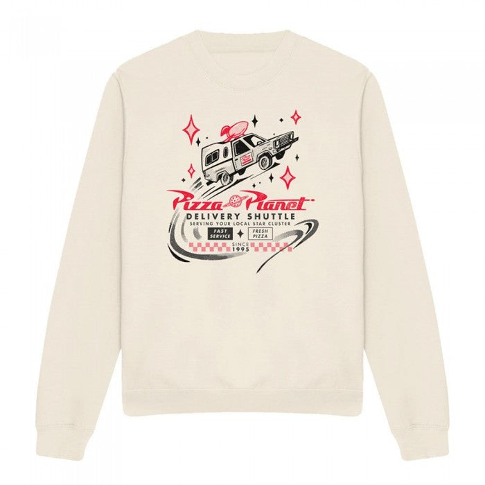 Front - Toy Story Unisex Adult Pizza Planet Delivery Sweatshirt