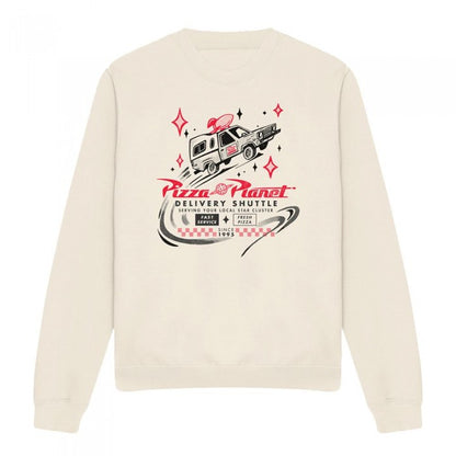 Front - Toy Story Unisex Adult Pizza Planet Delivery Sweatshirt