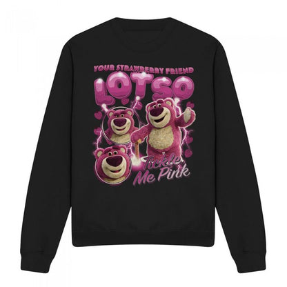 Front - Toy Story Unisex Adult Strawberry Lotso Homage Sweatshirt
