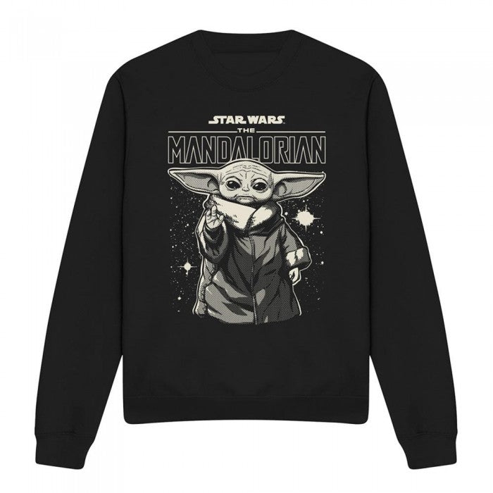Front - Star Wars The Mandalorian Unisex Adult Grogu Sweatshirt