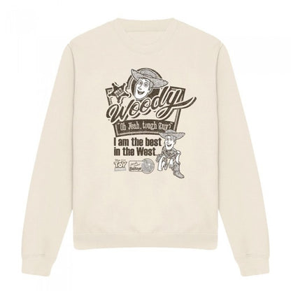 Front - Toy Story Unisex Adult Best In The West Woody Sweatshirt