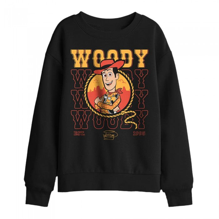Front - Toy Story Childrens/Kids Sheriff Woody Sweatshirt