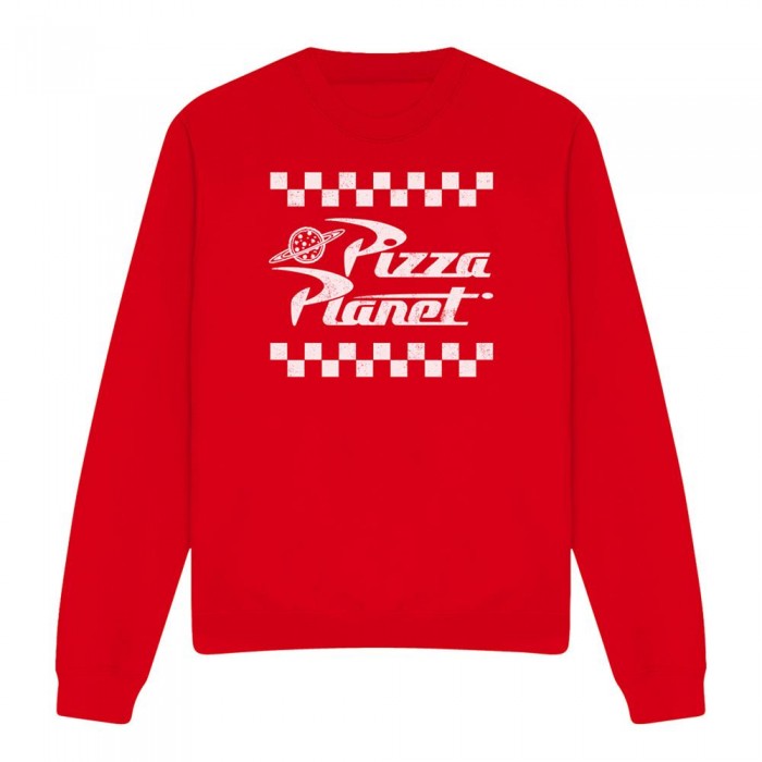Front - Toy Story Unisex Adult Pizza Planet Takeaway Logo Sweatshirt