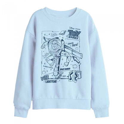 Front - Toy Story Childrens/Kids Buzz Lightyear Sketch Sweatshirt