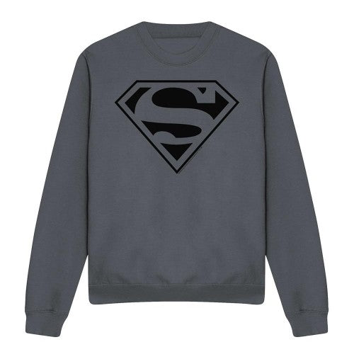 Front - Superman Unisex Adult Mono Sweatshirt