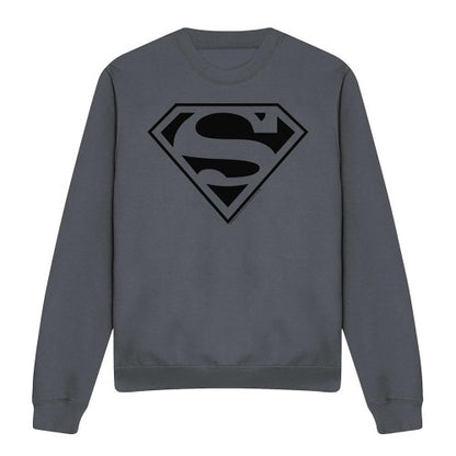 Front - Superman Unisex Adult Mono Sweatshirt