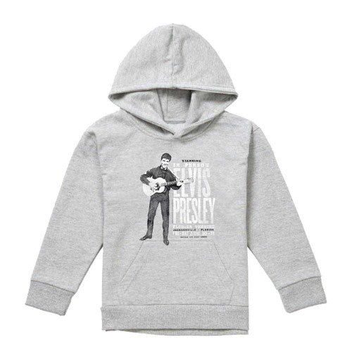 Front - Elvis Presley Childrens/Kids In Person Hoodie